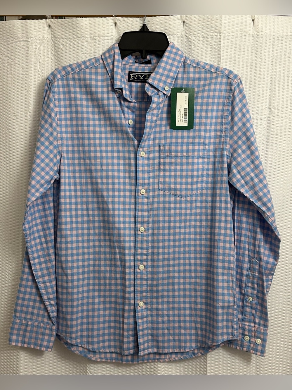 Rye Classic Pink & Light Blue Gingham Button-Down Shirt